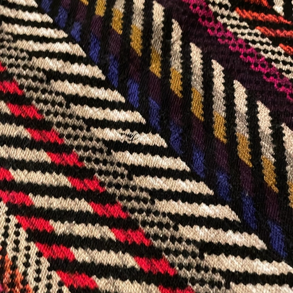 TRINA TURK WOMEN'S RICO MINI SKIRT TEXTURED MULTICOLOR STRIPE. - Picture 4 of 6